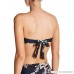 RACHEL Rachel Roy Women's Blossom Underwire Bandeau Bikini Top Small B07CTD5VMN